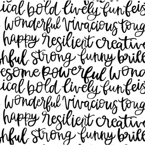 Brilliant Black Wide Backing