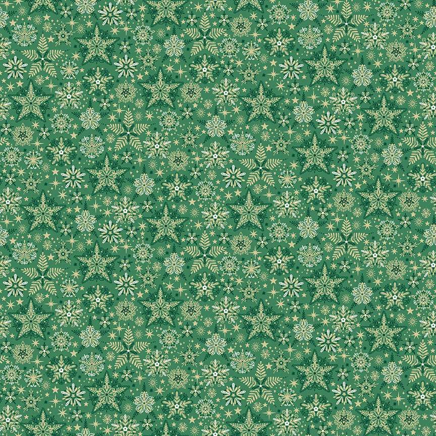 Good Tidings - Frosty Green - Fat Qtr