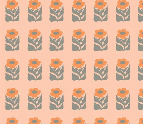 Tangerine -  Petalled Stamp