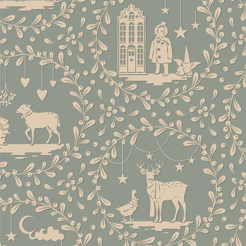 Merry Little Christmas - Paperscenes - Duck egg