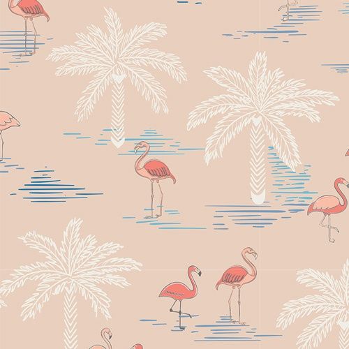 Gulf Breeze - Flamingo Paradise - Fat Qtr