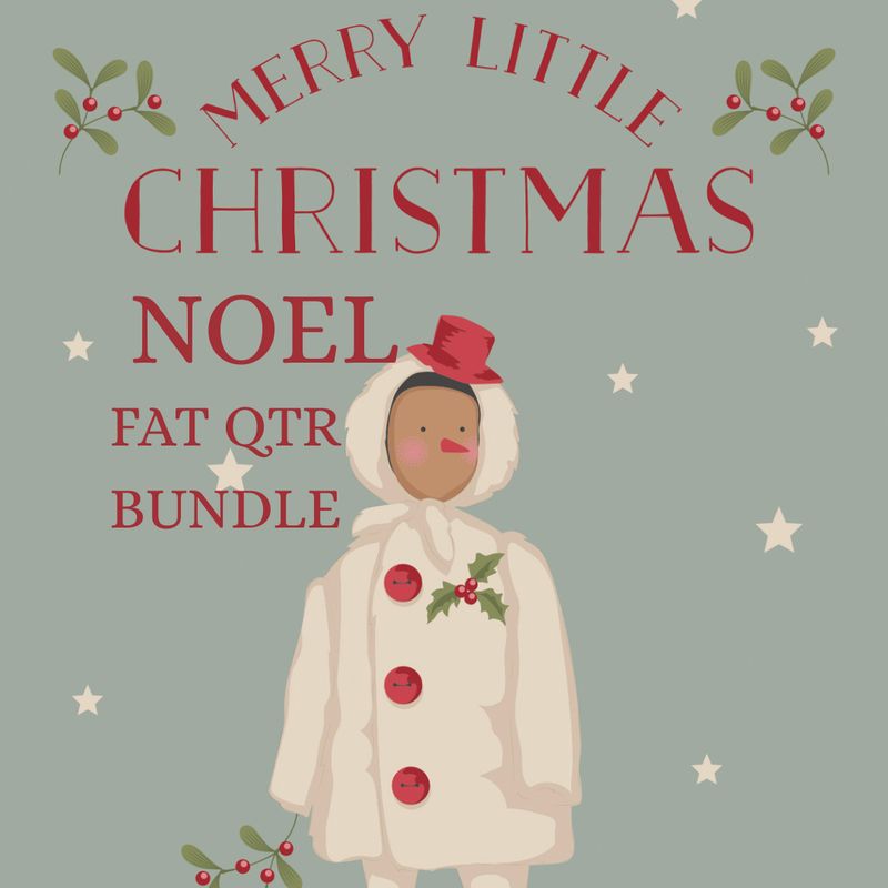 Merry Little Christmas - Noel - Fat Qtr Bundle (12)