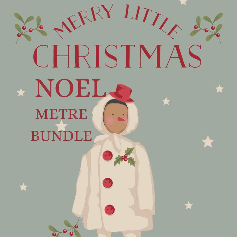 Merry Little Christmas - Noel - Metre Bundle (12)