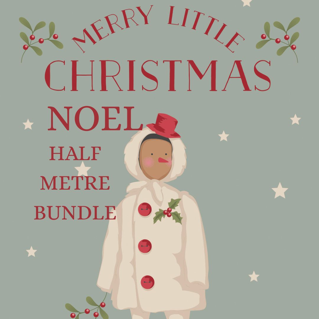 Merry Little Christmas - Noel - Half Metre Bundle (12)