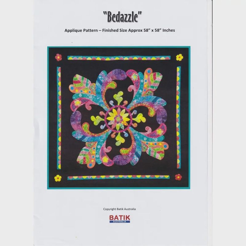Bedazzle Applique Quilt Pattern