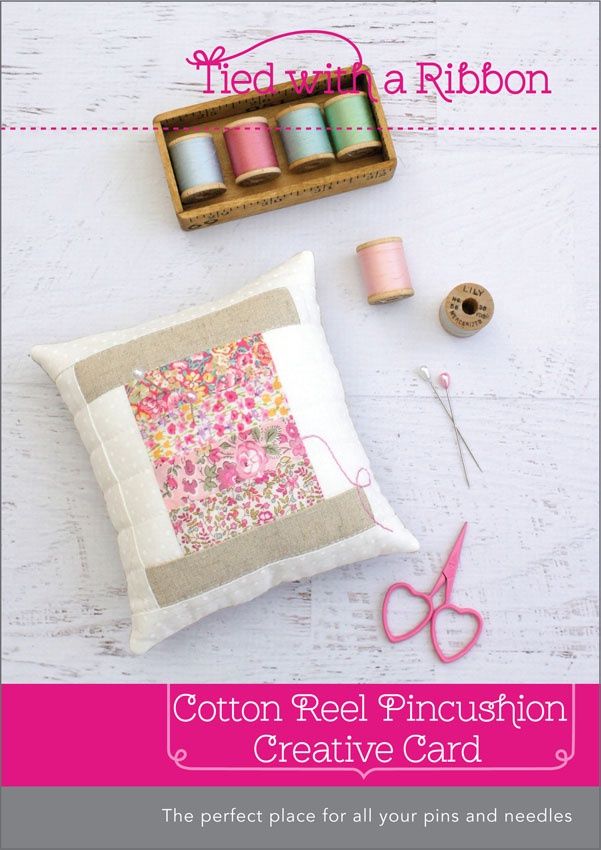 Cotton Reel Pincushion Creative Card