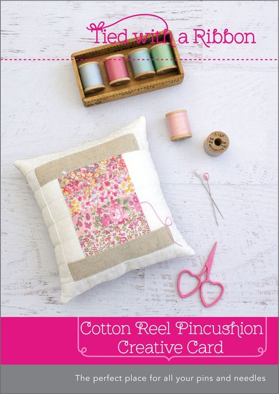 Cotton Reel Pincushion Creative Card