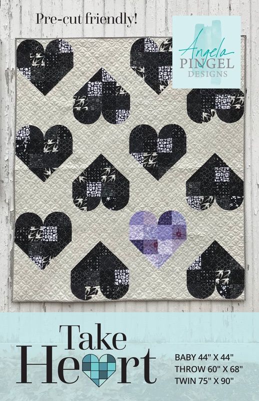 Take Heart Quilt Pattern Angela Pingel Designs