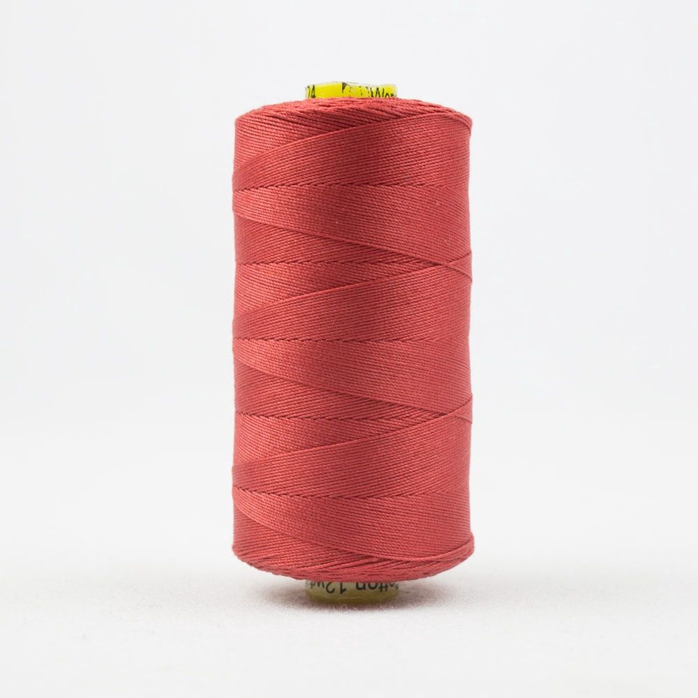 Wonderfil Spagetti SP24 Soft Red 12wt Eygptian Cotton 1000m