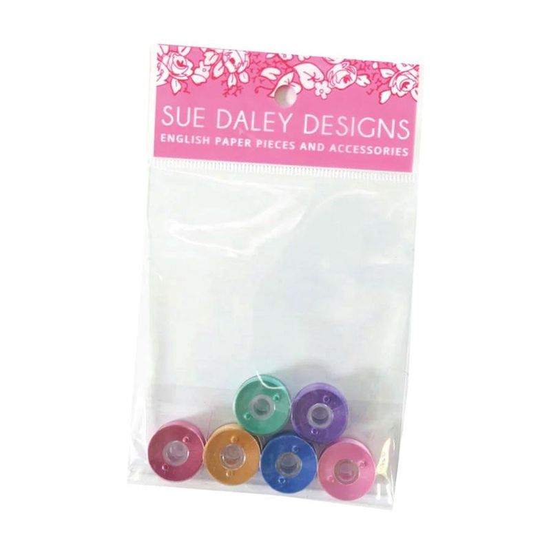 Sue Daley Wonderfill Bobbins Multi 6pk Brights