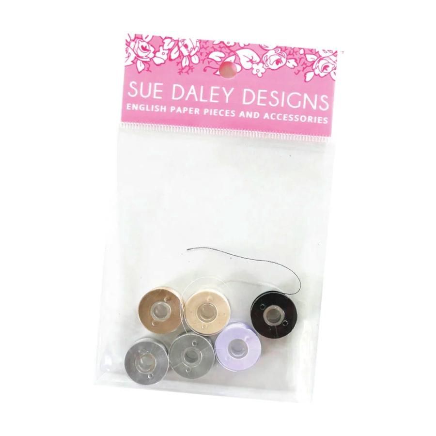 Sue Daley Wonderfill Bobbins Multi 6pk Neutrals