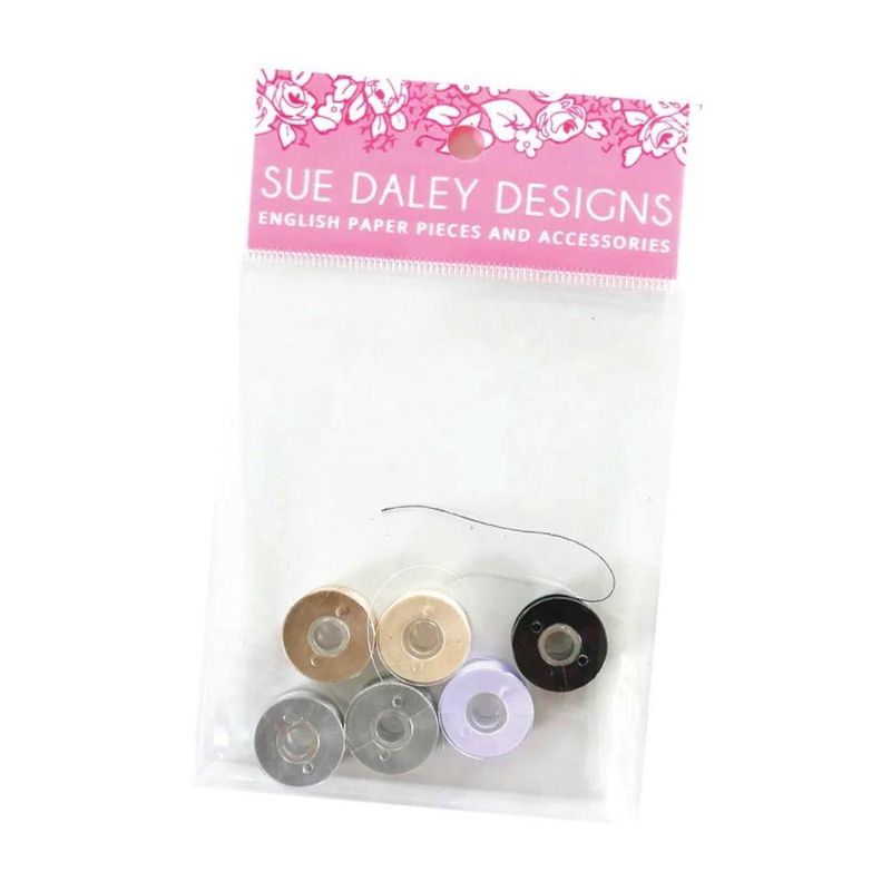 Sue Daley Wonderfill Bobbins Multi 6pk Neutrals