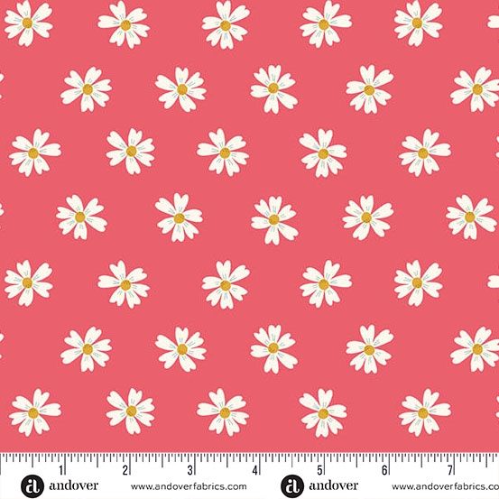 Bloom and Sew - Daisy Days - Raspberry