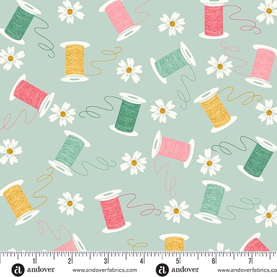 Bloom and Sew - Spools and Bloom - Sky