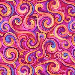 Studio E - Whilwind - Tutti Frutti Swirl - 108" Widebacking