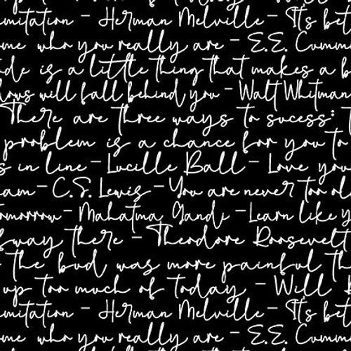 Not so Black and White - Script - 108in Widebacking - 2.5m Pre-cut