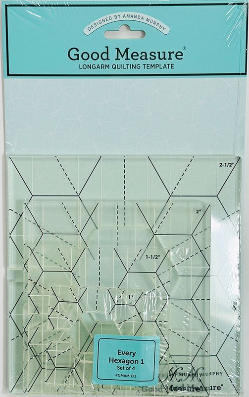 Amanda Murphy Rulers -Every Hexagon 1 - 4 Pc