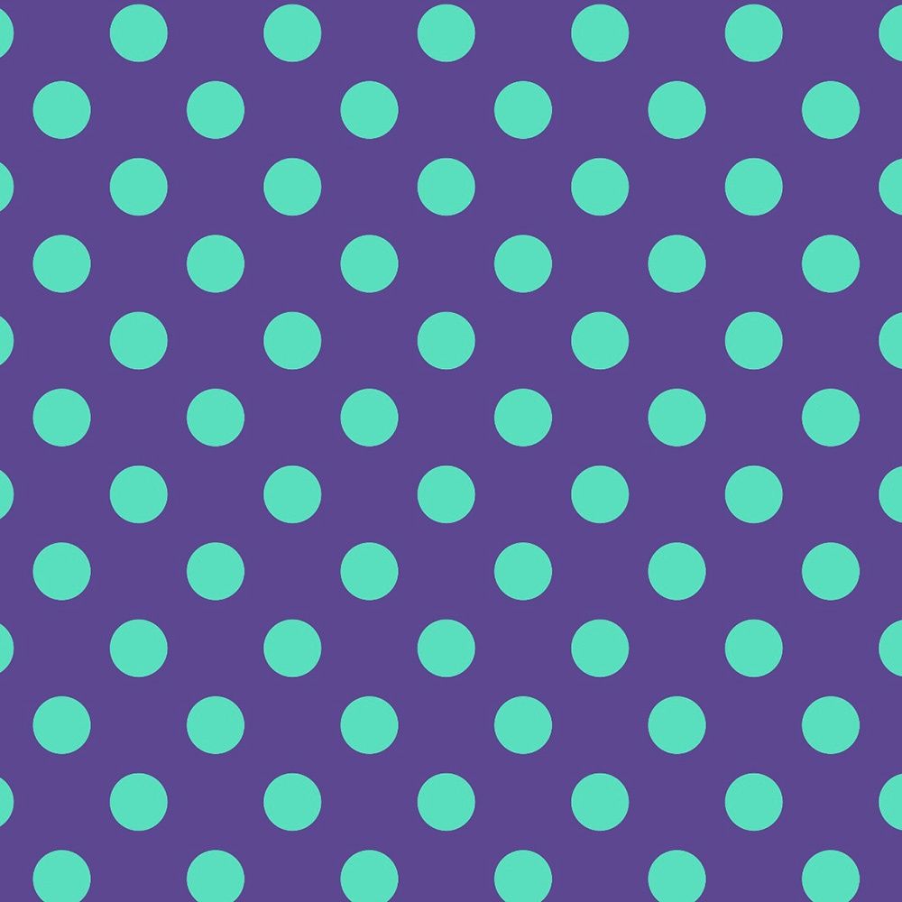 Pom Poms - Iris Fat Qtr