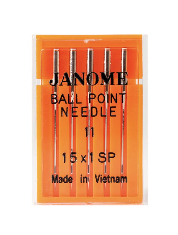 Janome Ball Point Needles 14 15x1SP