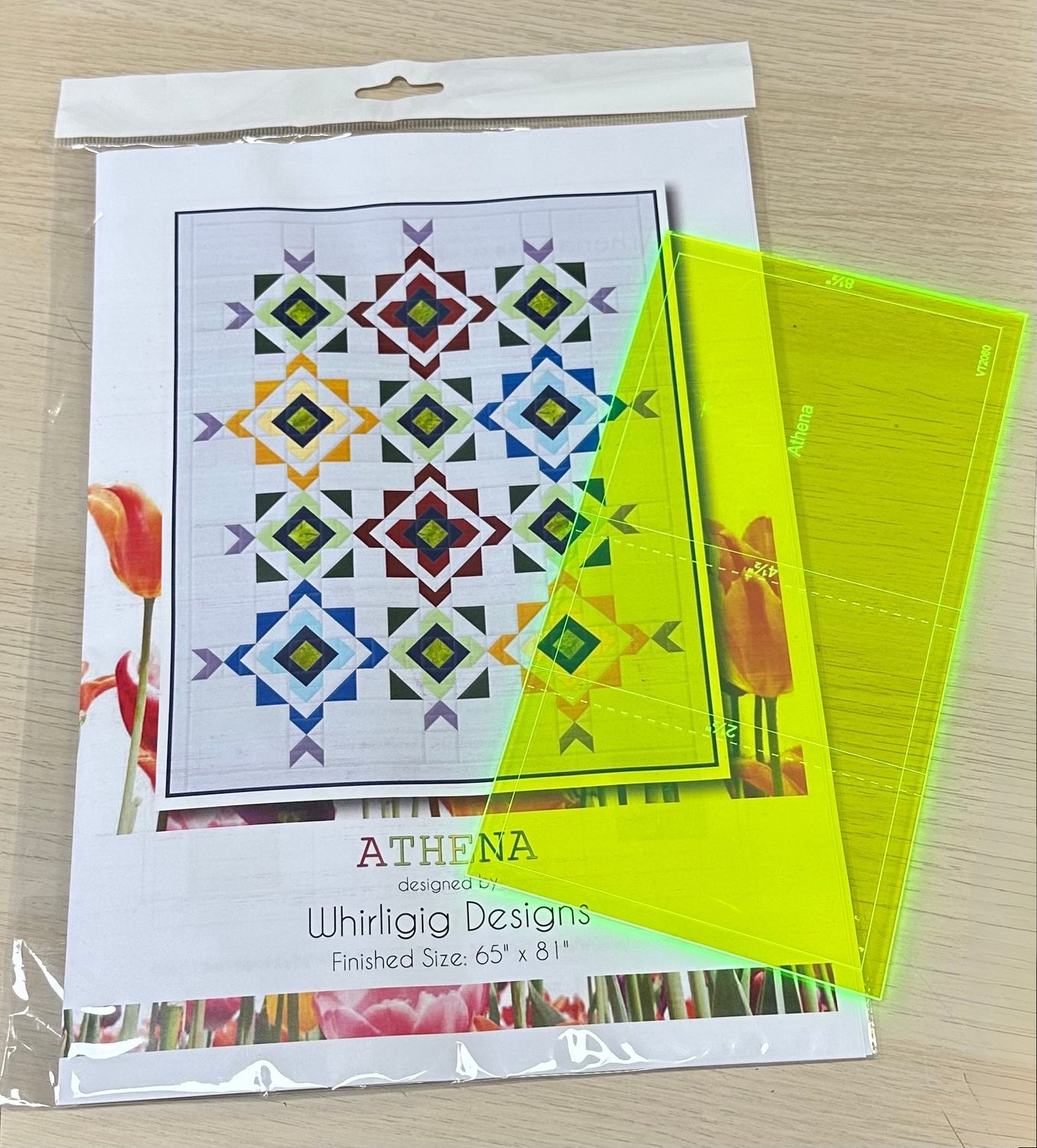 Athena Quilt Top  Pattern &amp; Template Set