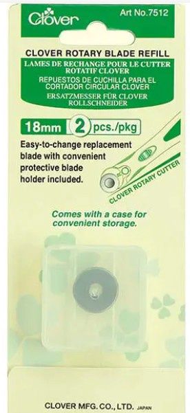 Clover Rotary Blade Refill 18mm 2pcs