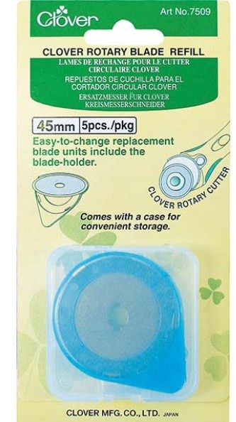 Clover Rotary Blade Refill 45mm 5pcs