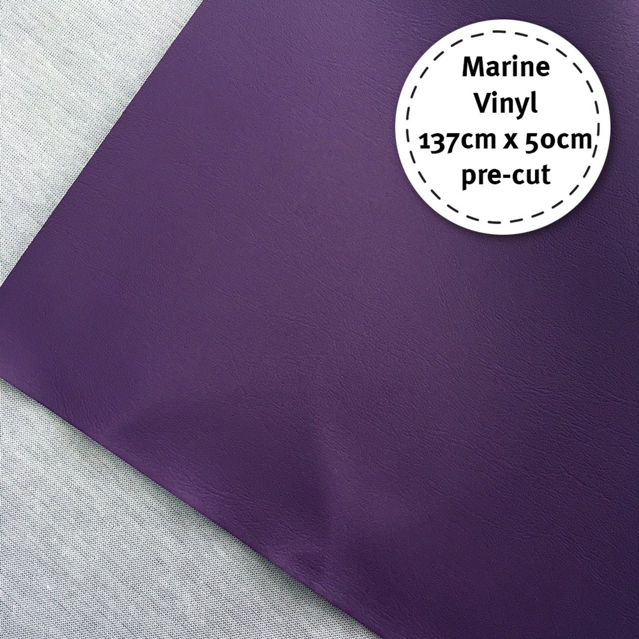 Marine Vinyl 50cm x 127cm (approx 19&quot;x54&quot;) Purple
