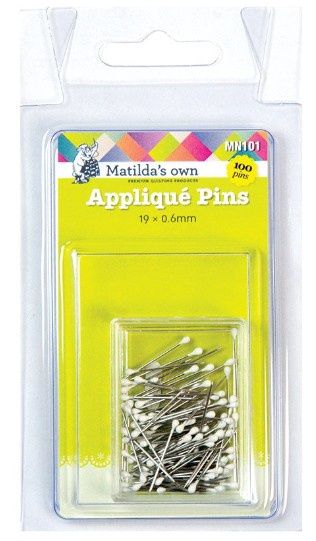 Matilda’s Own Applique pins
