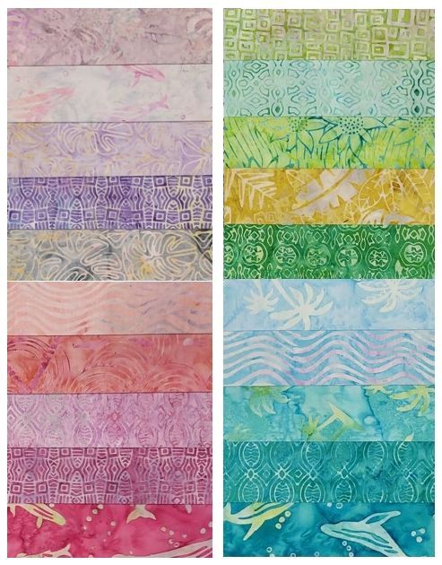 Tropical Delight 10 Inch Squares