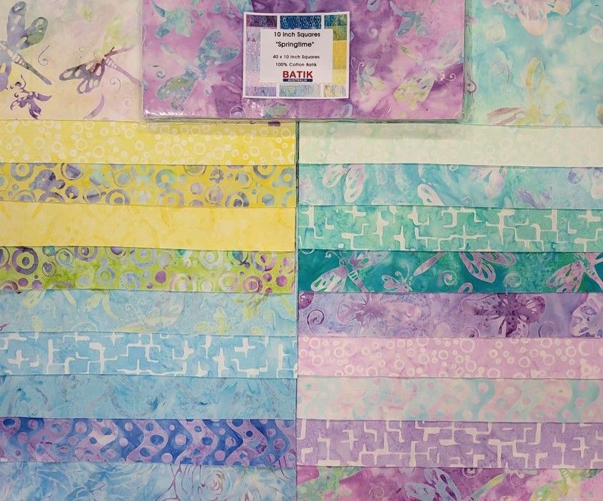 Springtime 10 Inch Squares