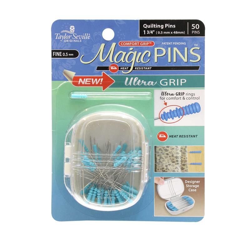 Taylor Seville Magic Pins - Quilting Fine .05mm x 48mm 50pc