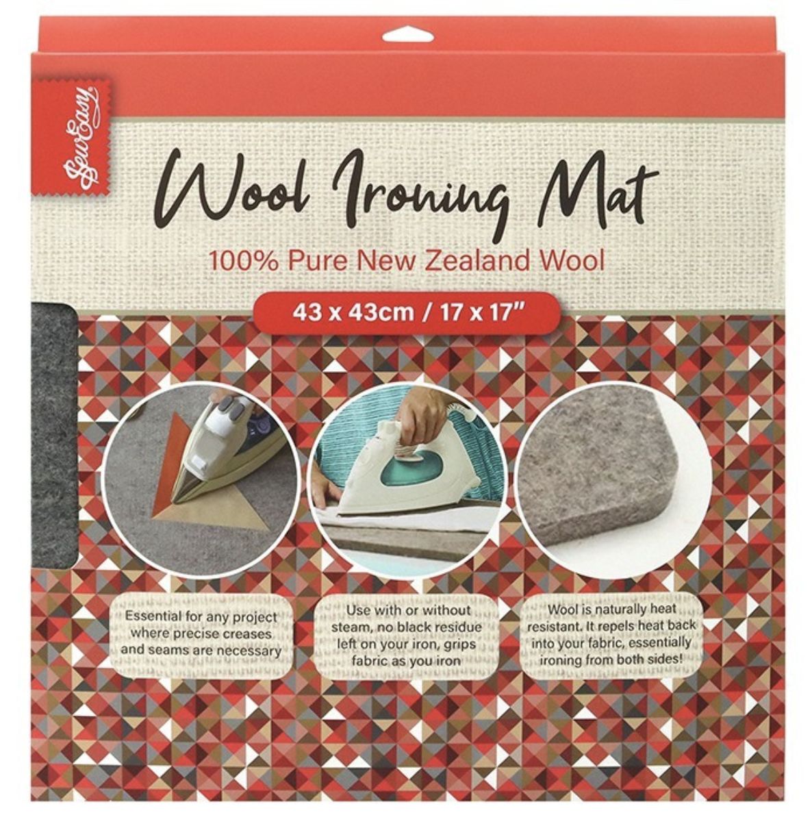 Sew Easy Wool Ironing Mat 17&quot; x 17&quot;