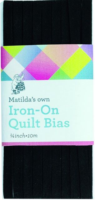 Iron on Bias 6mm x 5m Black