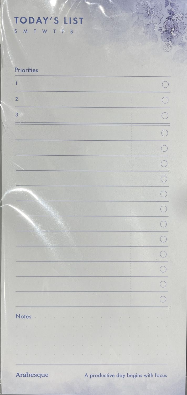 Arabesque Scissors Notepads - set of 3