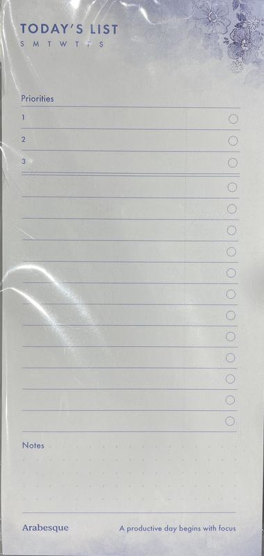 Arabesque Scissors Notepads - set of 3