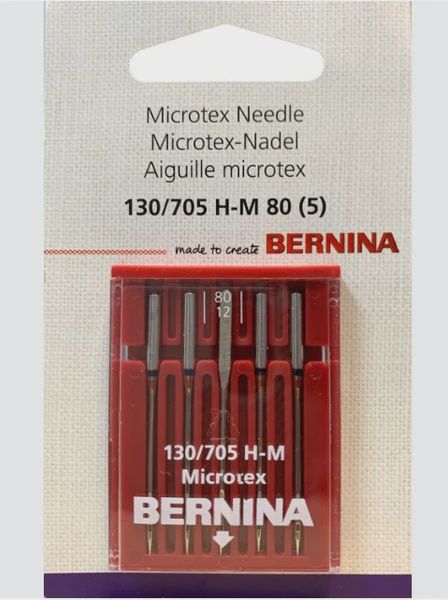 Bernina Microtex Needles 130/705 H-M 80(5)