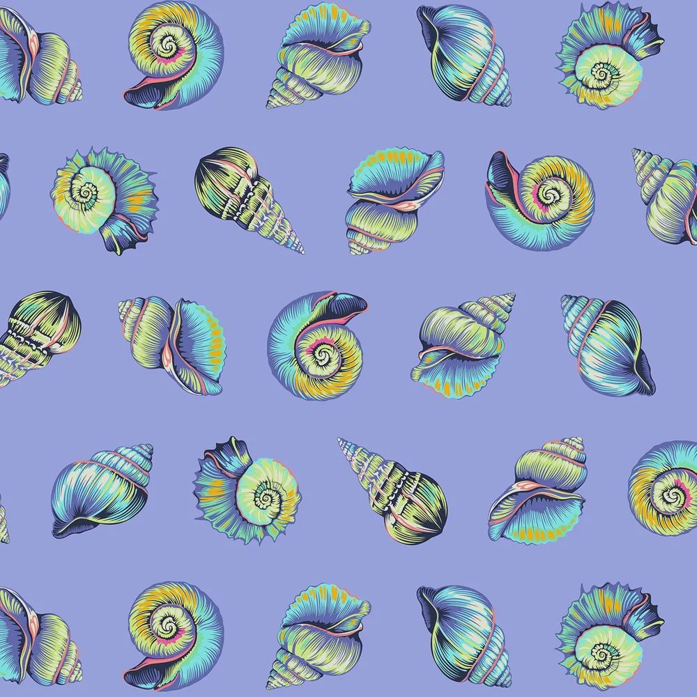 Floral Reef - Lil Shelly - Marine - Fat Qtr