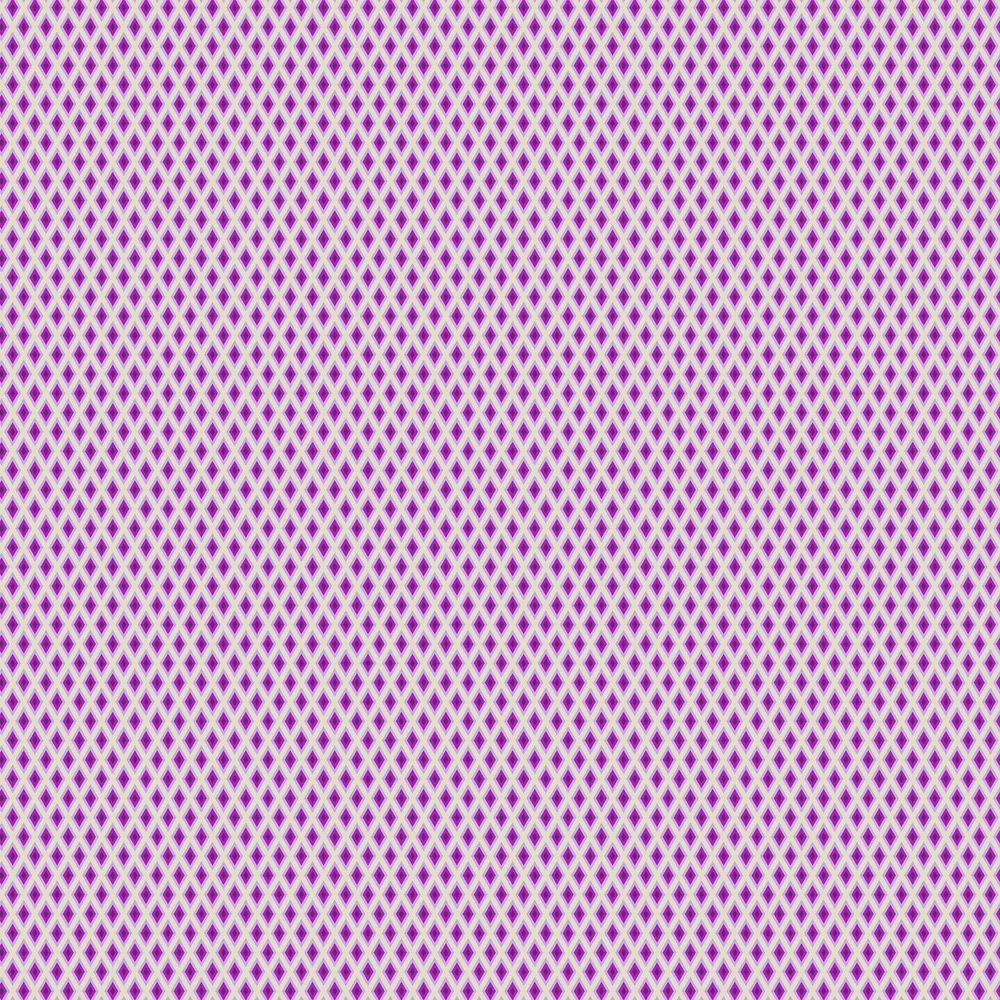 Floral Reef - Lighthouse Windows - Ultraviolet - Fat Qtr