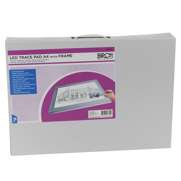 Trace Pad LED with Frame A4 (Bulky Item)