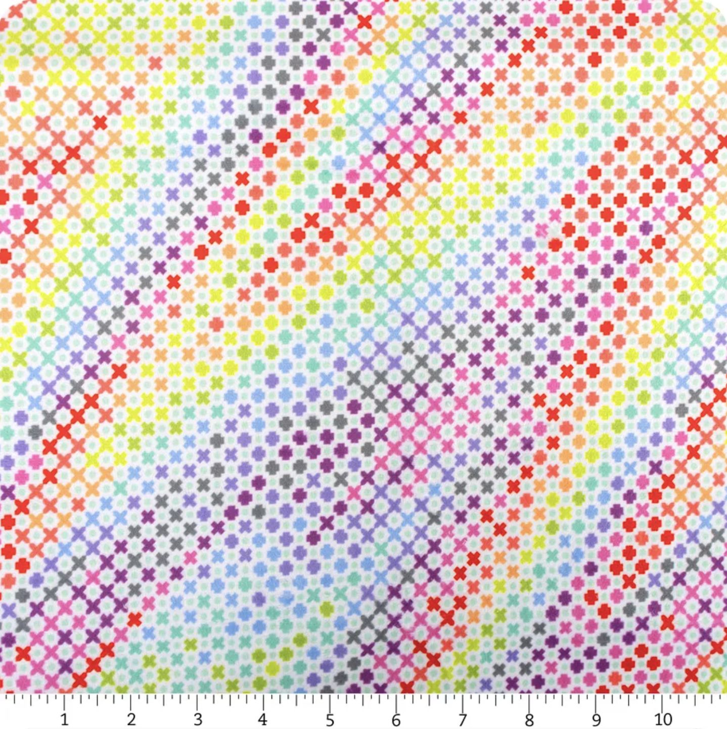 True Colours Minky - Northern Lights - Mint Wide Backing