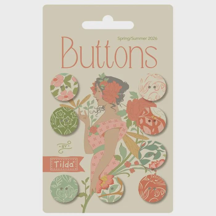 Songbird - Buttons - Coral