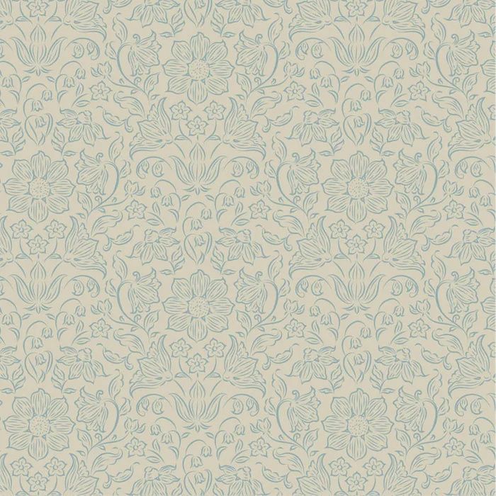 Songbird - Blender Lila - Light Blue - Fat Qtr