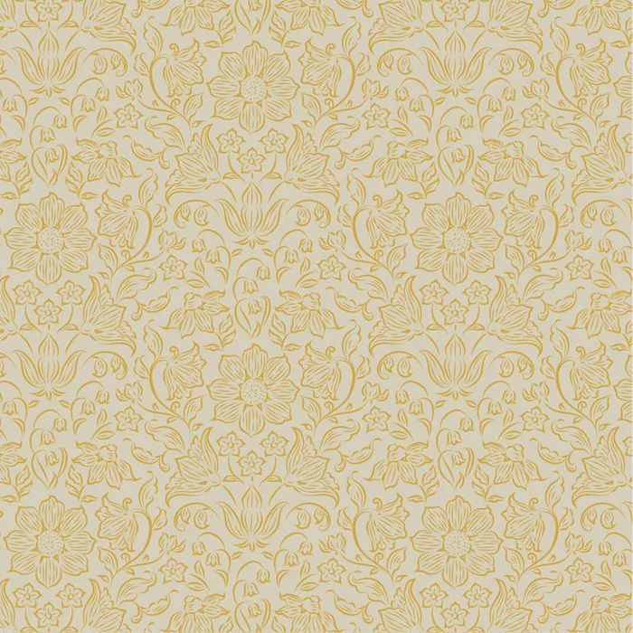 Songbird - Blender Lila - Light Yellow - Fat Qtr