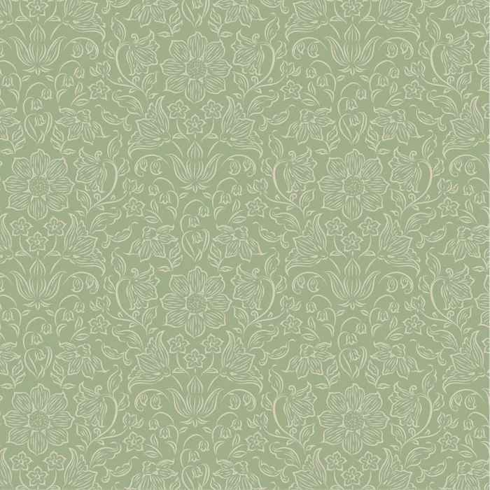 Songbird - Blender Lila - Sage Mist - Fat Qtr