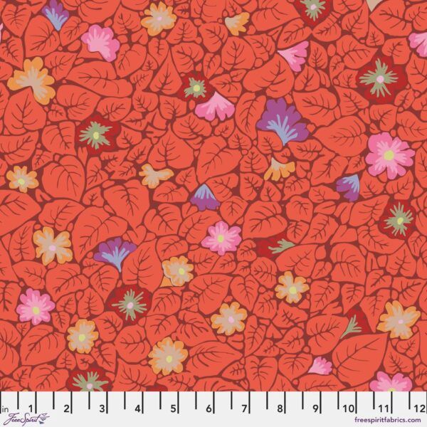 From the Archives - Leaves - Red - Fat Qtr