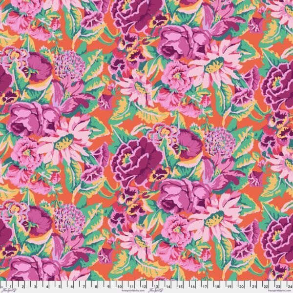 From the Archives - Floral Dance - Magenta - Fat Qtr