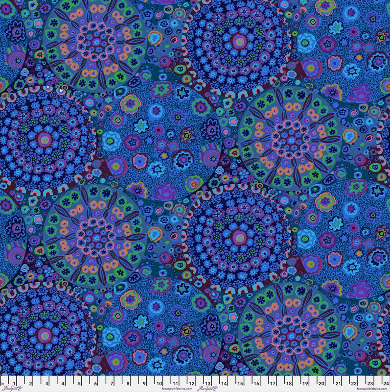 Kaffe Classics - Millefiore Blue Wide Backing