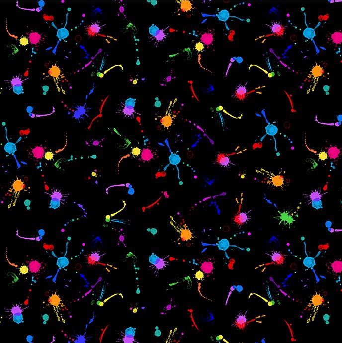 Petal Power - Painted Splash Dots
