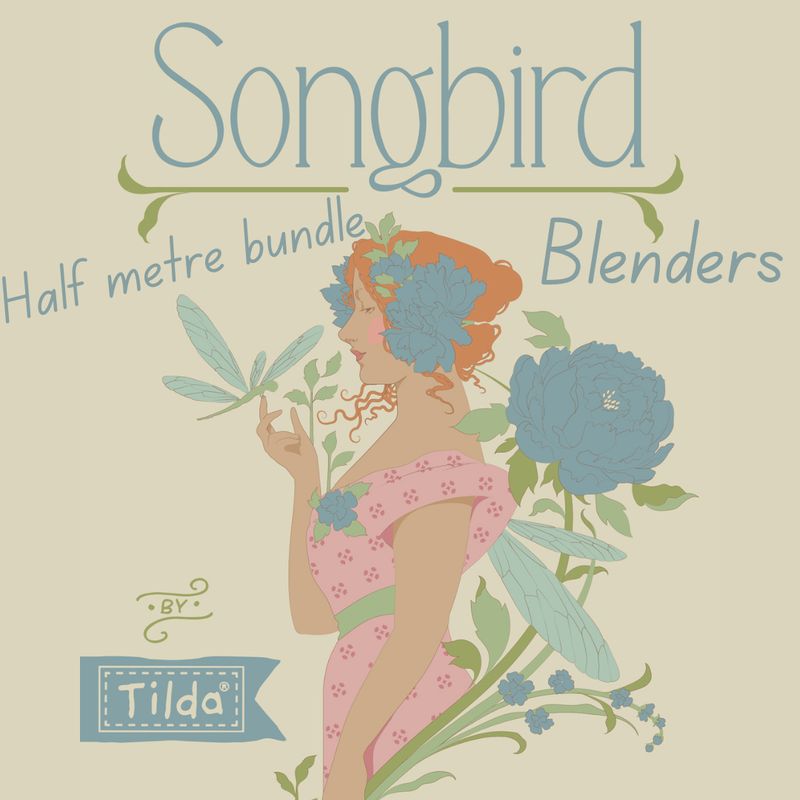 Tilda Songbird Blenders - Half Metre Bundle (12)