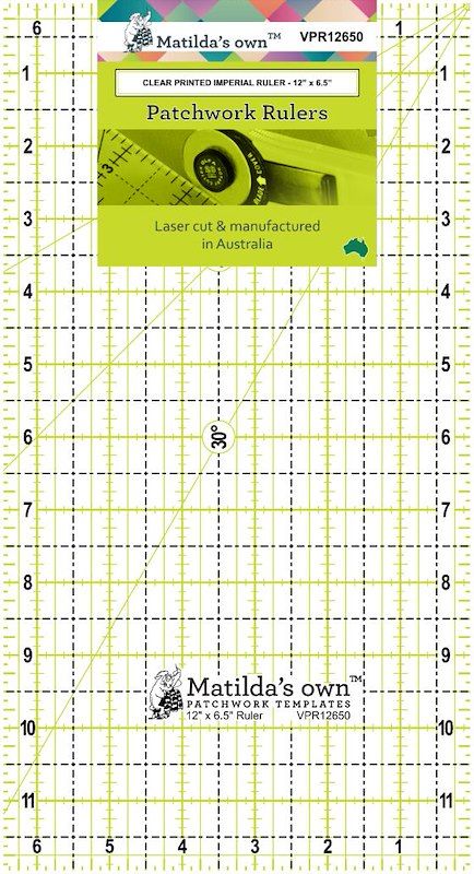 Matilda's Own Patchwork Rulers 12" x 6.5"
